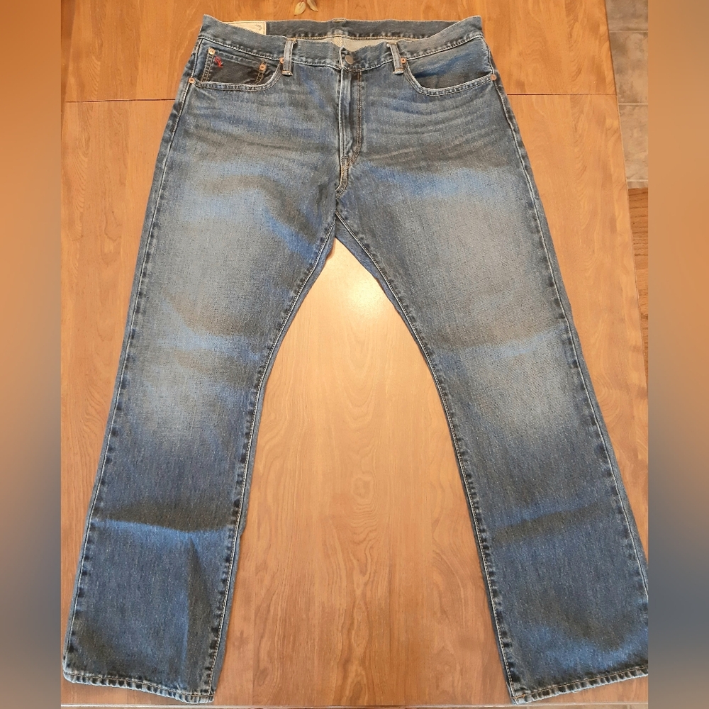 Vintage Ralph Lauren Men's Straight Blue Jeans 36/30